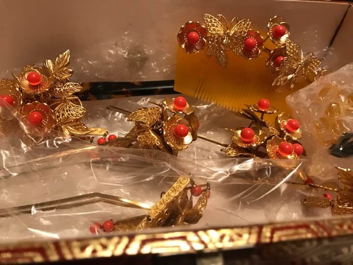 和装かんざし 花嫁 成人式 舞台