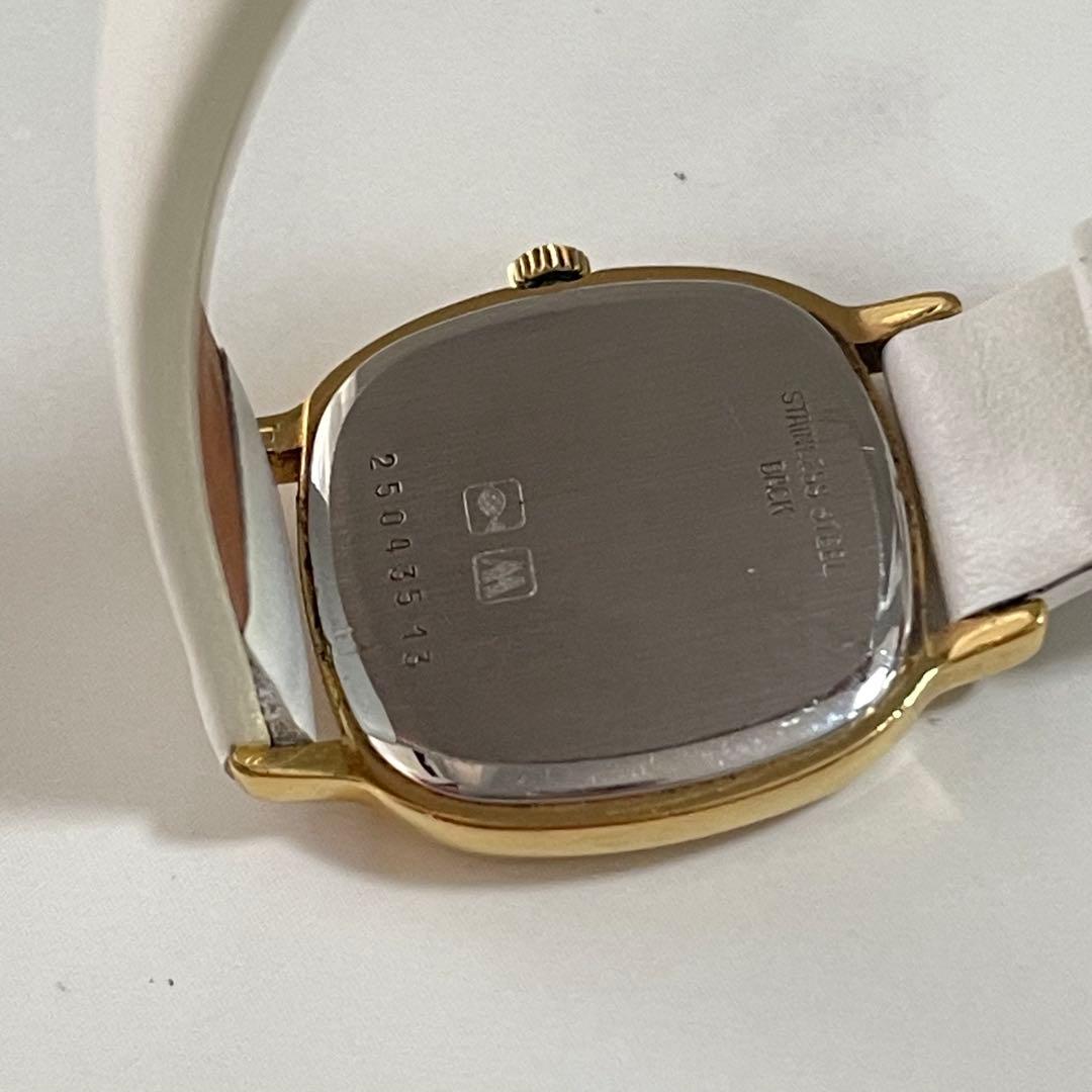 稼動品　LONGINES ロンジン　スクエア　ゴールドケース　腕時計　レディース