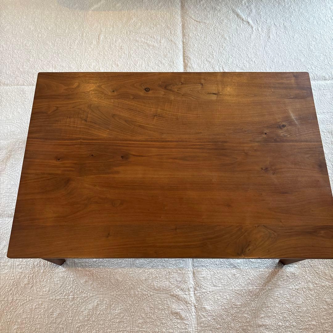 無垢材　ウォールナット　ローテーブル ちゃぶ台