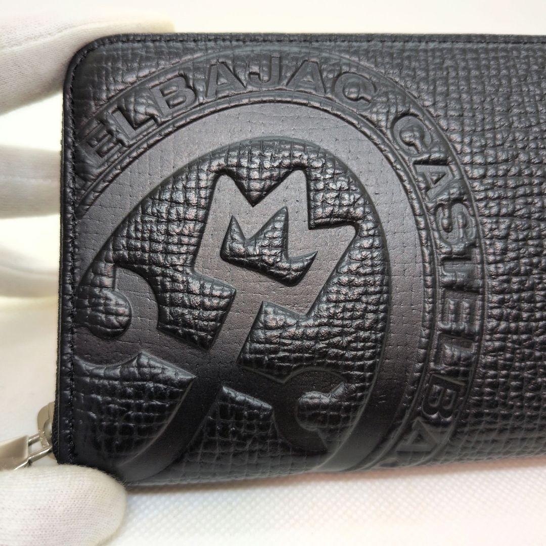 【新品同様】カステルバジャック　ピッコロ　ラウンドファスナー　長財布　デカロゴ