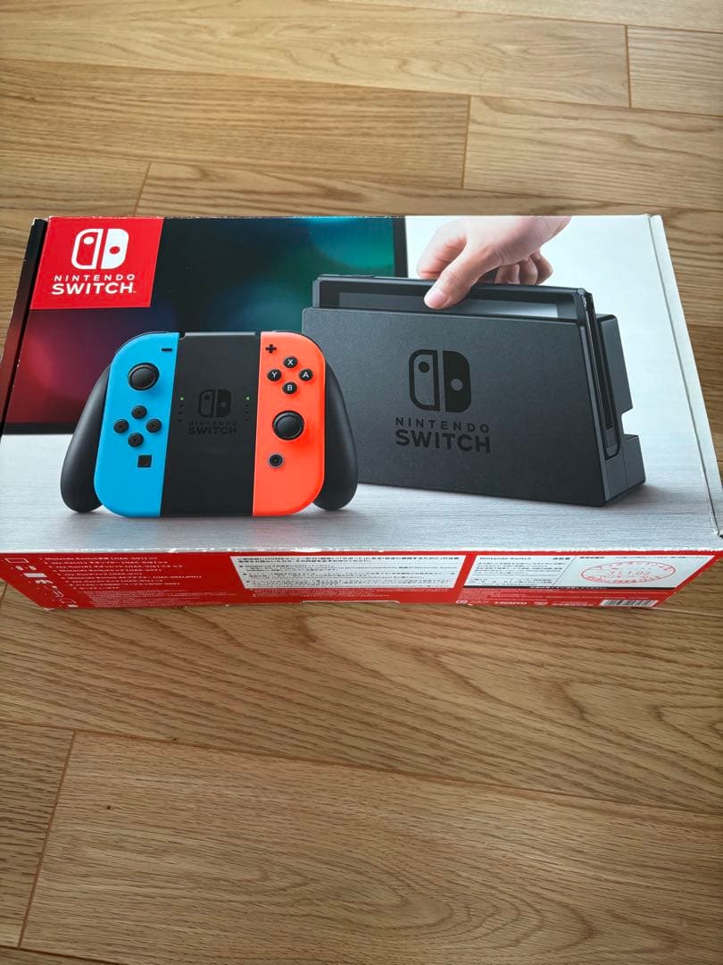 【美品】Nintendo Switch 本体 ネオンブルー/ネオンレッド