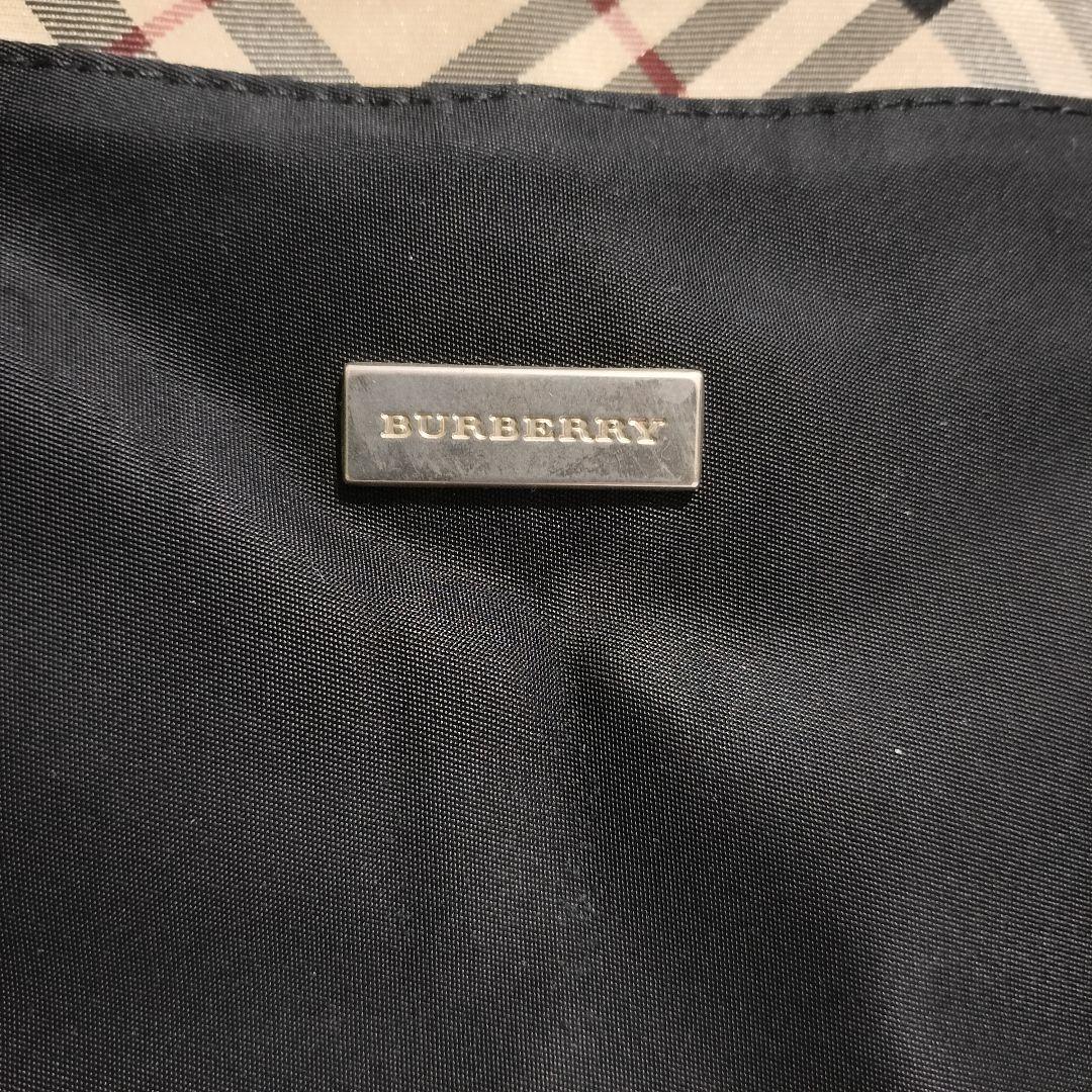 BURBERRY　大容量 トートバッグ　ノバチェック　ナイロン　防水