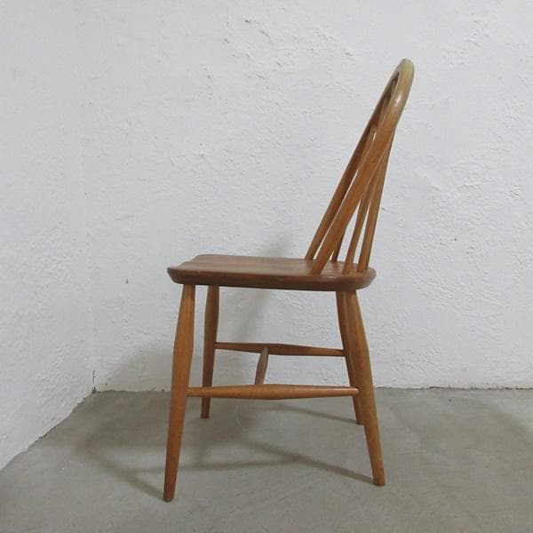 イギリス ビンテージ 家具 Ercol チェア フープバック 英国 4724e