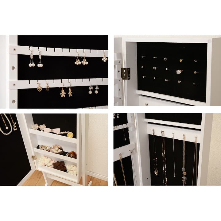 優秀なスタンドミラー　アクセサリーケース　姿見