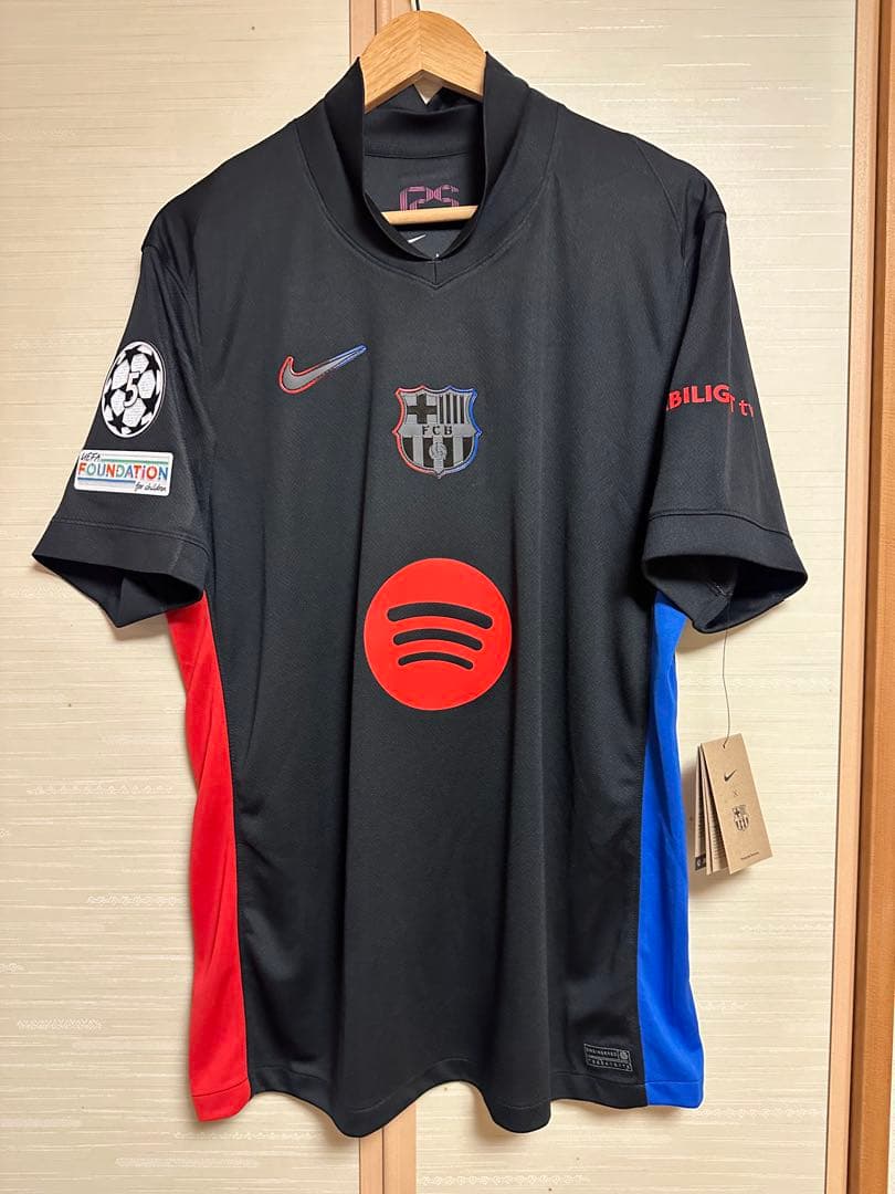 サイズL ラミン・ヤマル　FCバルセロナ24-25 AWAY 背番号19 正規品