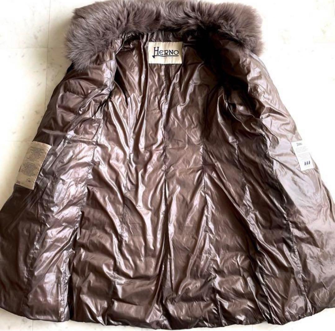 HERNO✨FOXファーダウンコート