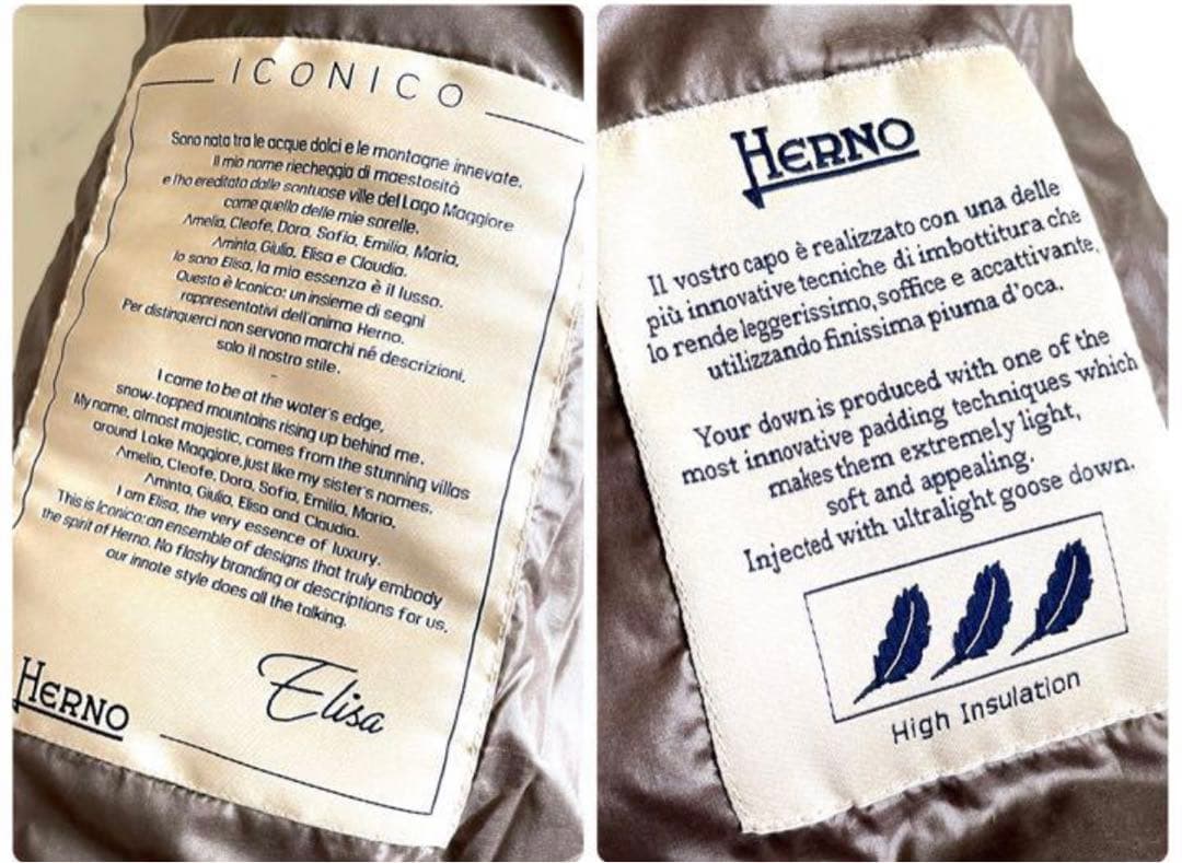 HERNO✨FOXファーダウンコート