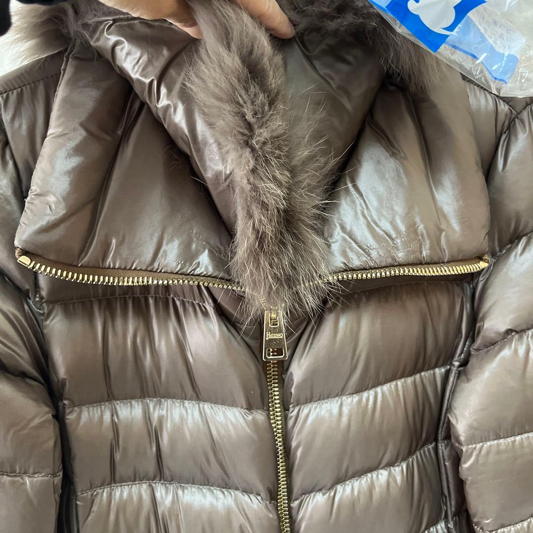 HERNO✨FOXファーダウンコート