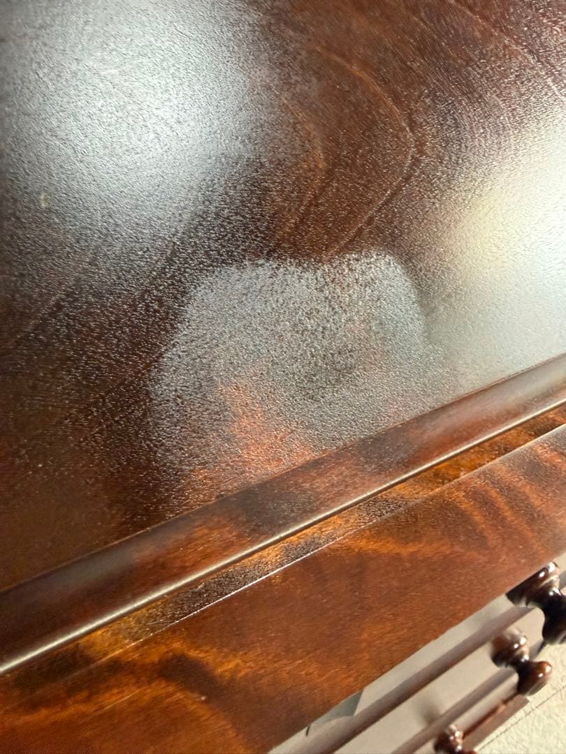 北海道民芸家具 ライティングビューロー カバ材 書斎収納