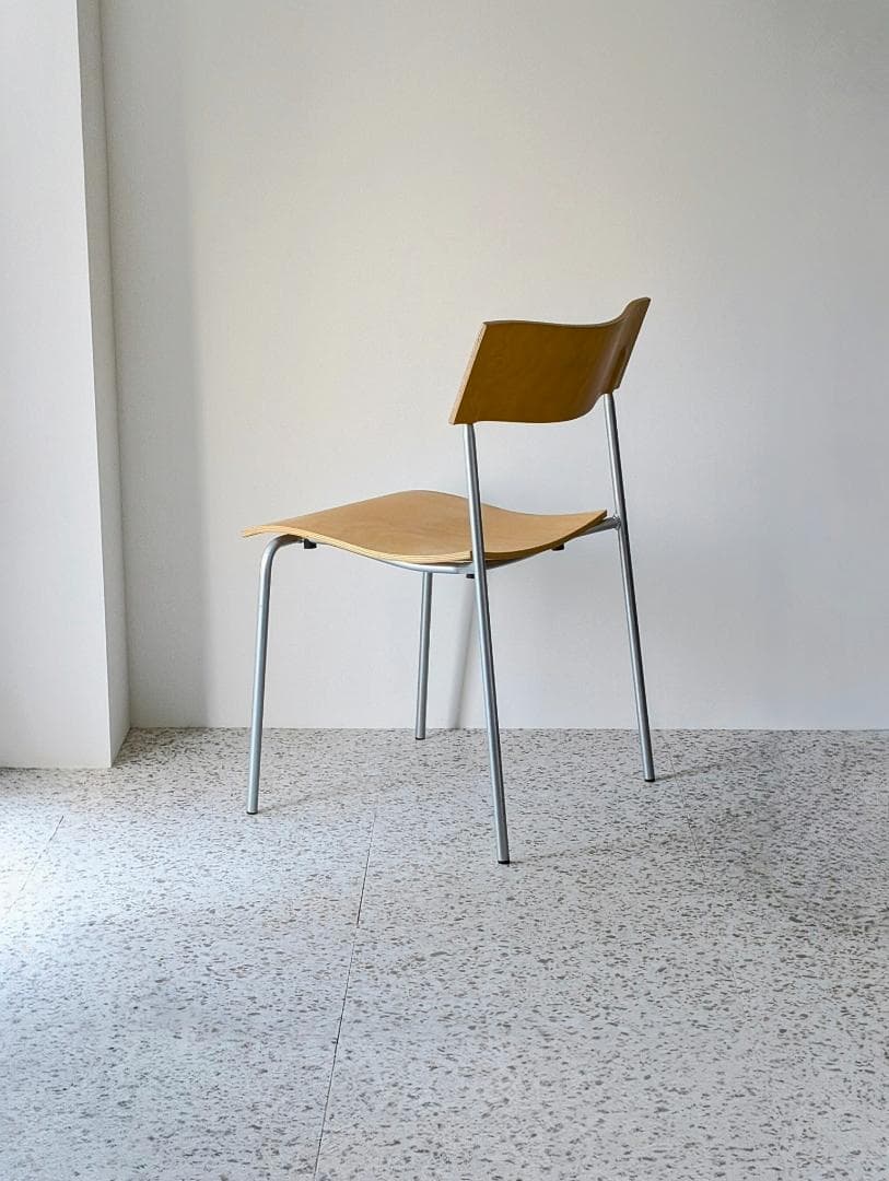 90s ビンテージ ラムホルツ キャンパス プライウッド チェア スチール 椅子