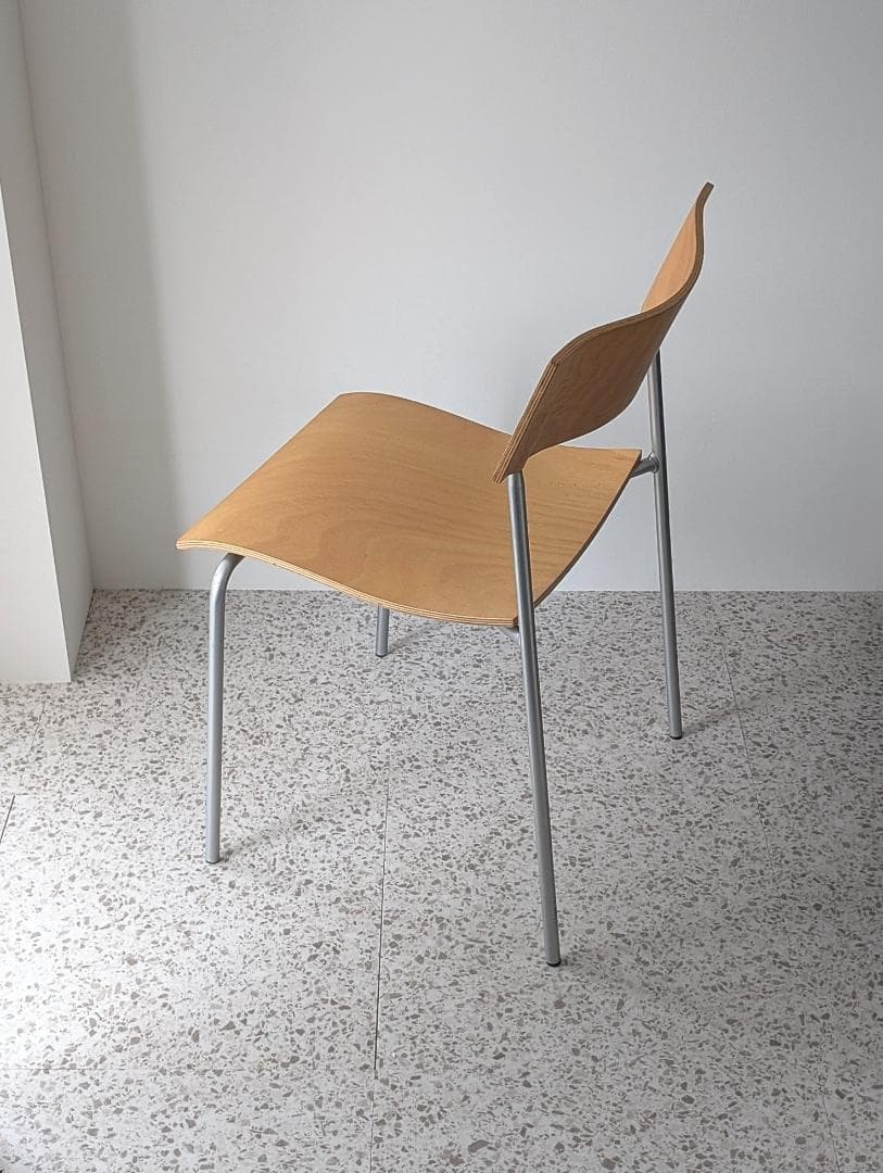 90s ビンテージ ラムホルツ キャンパス プライウッド チェア スチール 椅子