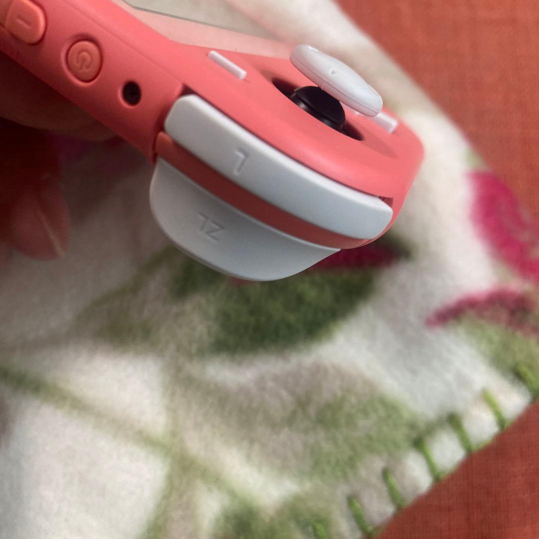 t.。Nintendo Switch Lite コーラルピンク　ケースセッ