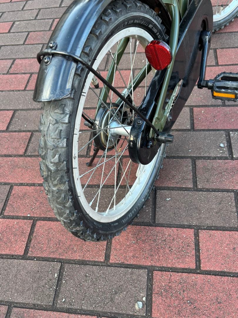 Jeepキッズ自転車(18㌅)お引き取り限定[配達可能]