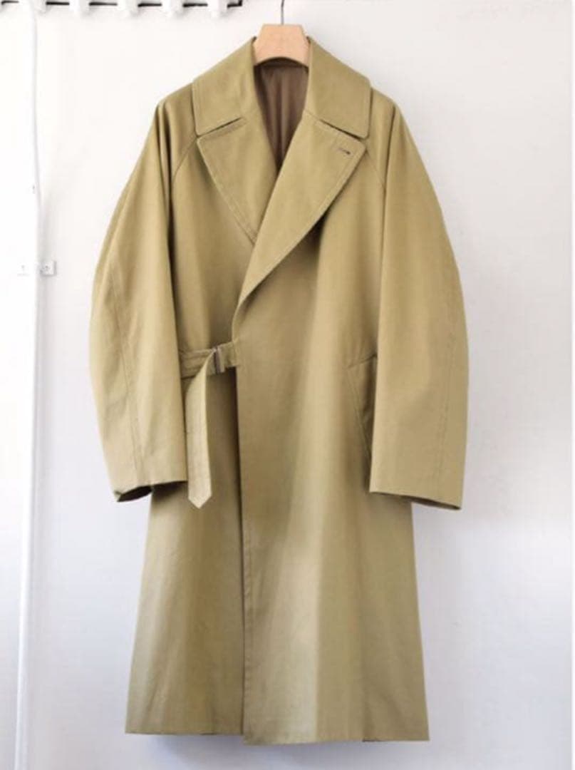 comoli 2018SS コットンギャバジンタイロッケンコート サイズ2