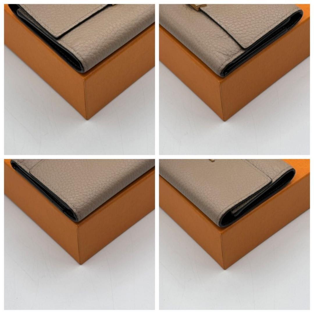 極美品 ルイヴィトン カプシーヌコンパクト ガレ ベージュ 三つ折り財布