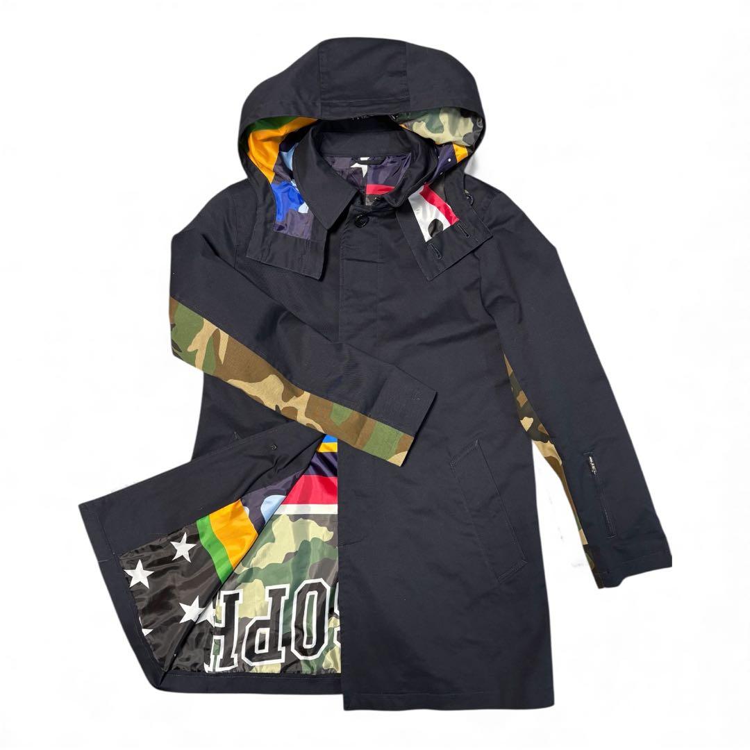 ✨美品✨SOPHNET. COLLAR COATソフ コート/Sサイズ/FCRB