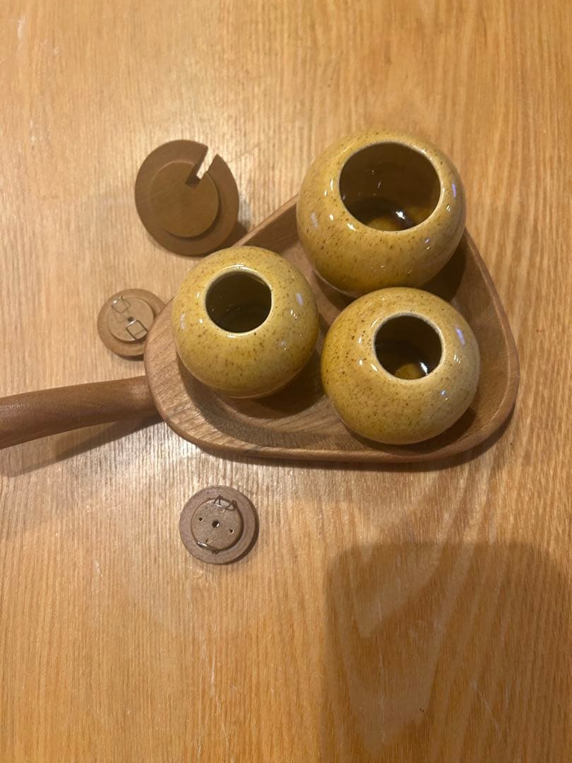 ヴィンテージJie Gantoftaジイ ガントフタ 調味料セット トレイ付