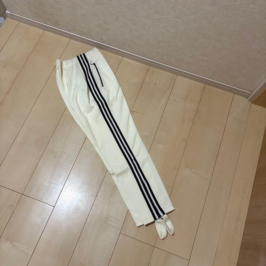 80s adidas トラックジャケット　セットアップ 白黒1号
