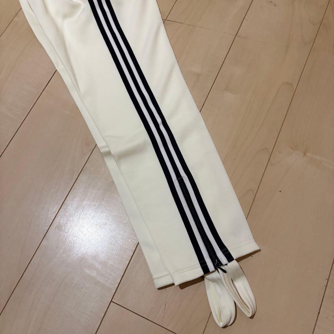 80s adidas トラックジャケット　セットアップ 白黒1号