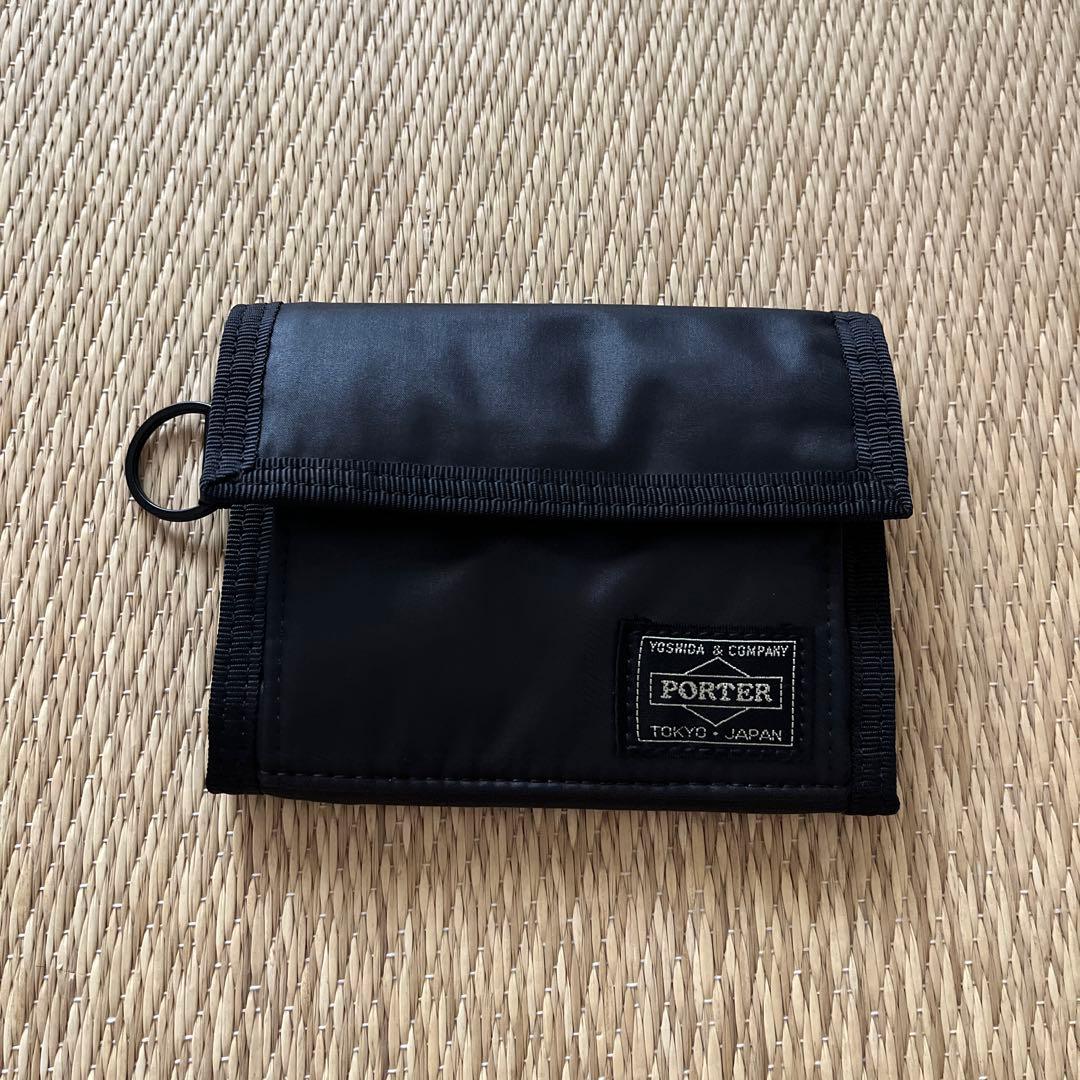 未使用　porter タンカー　カプセルウォレット　ブラック 二つ折り財布
