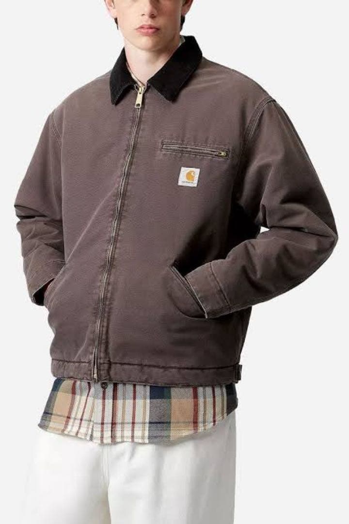 Carhartt デトロイトジャケット Mサイズ　タバコ　tabaco