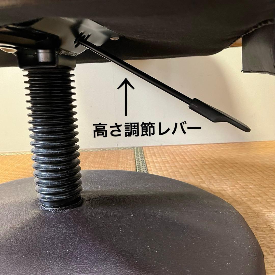 回転式リクライニングチェア　ブラウン