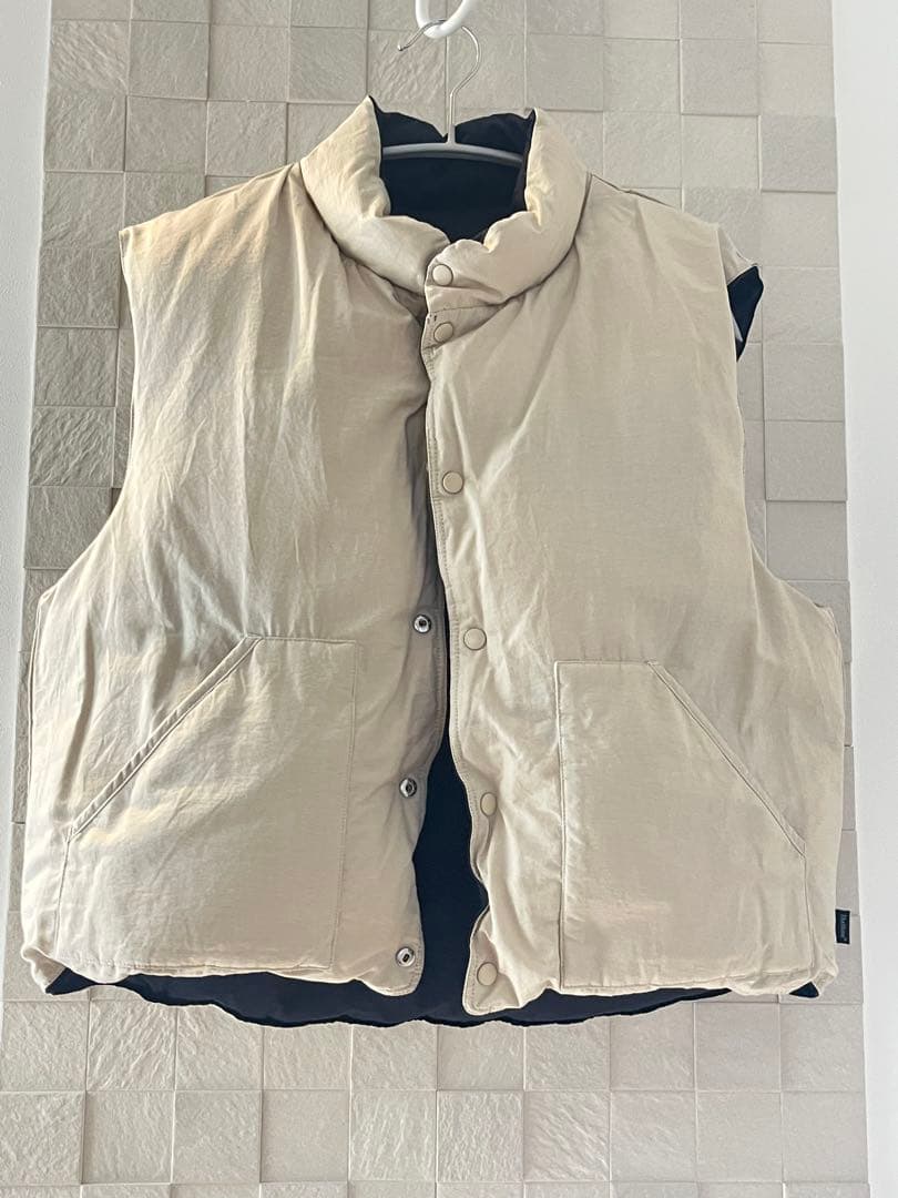 CANAL JEAN リバーシブルコンパクトダウンベスト