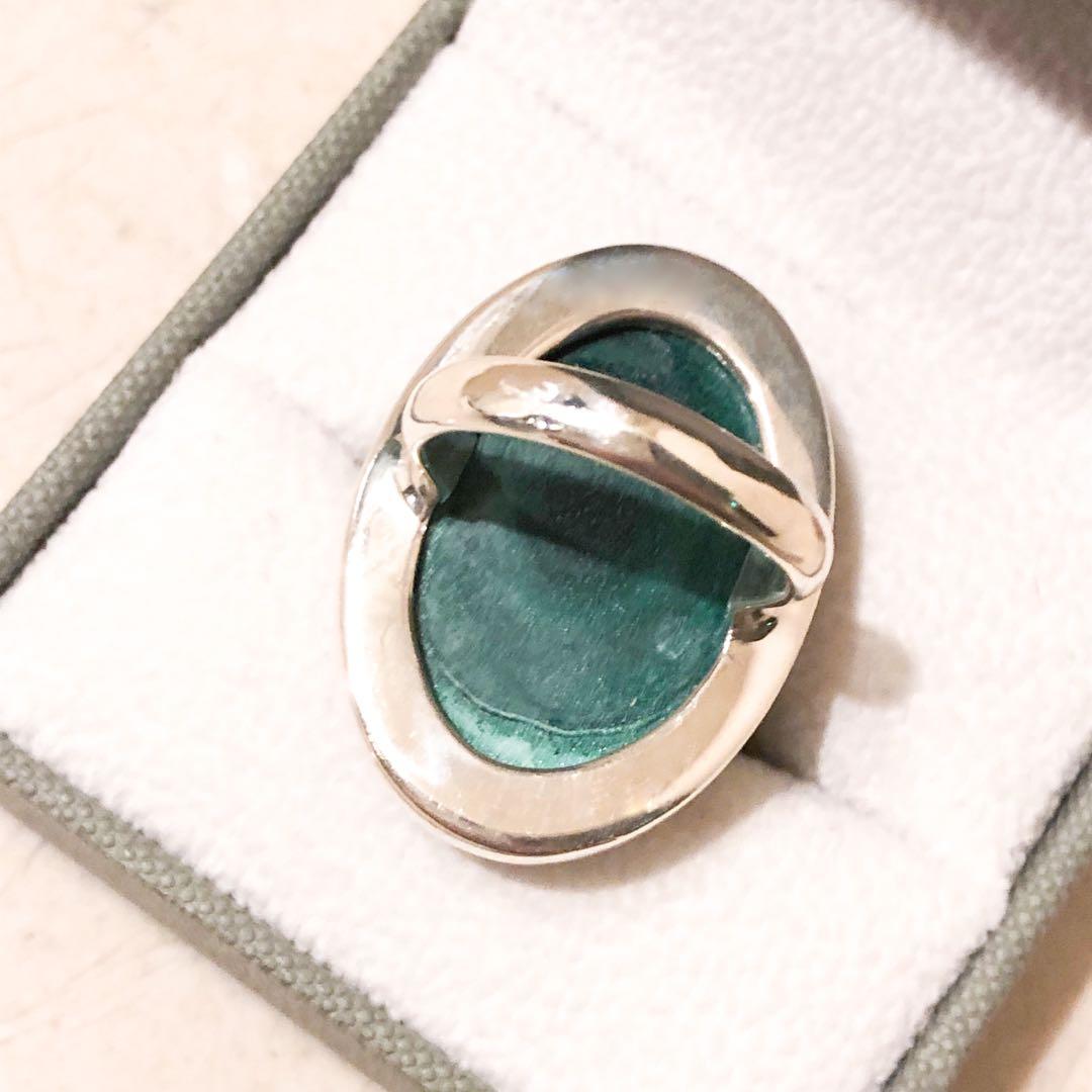 アッシュペーフランス AYA KIYOSHIMA マラカイトリングシルバー925