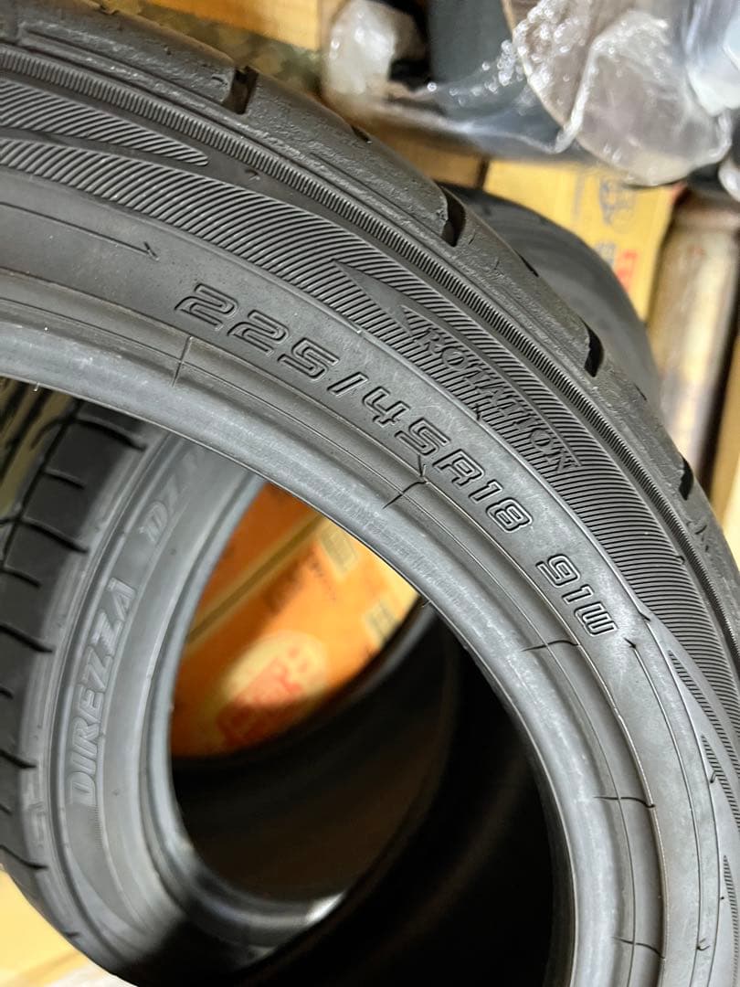 DUNLOP DIREZZA DZ102 225/45R18 ダンロップ 4本