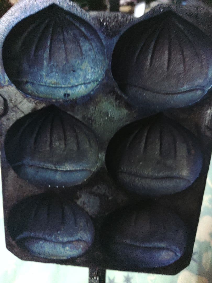 鋳物焼型栗六個取りたい焼き器