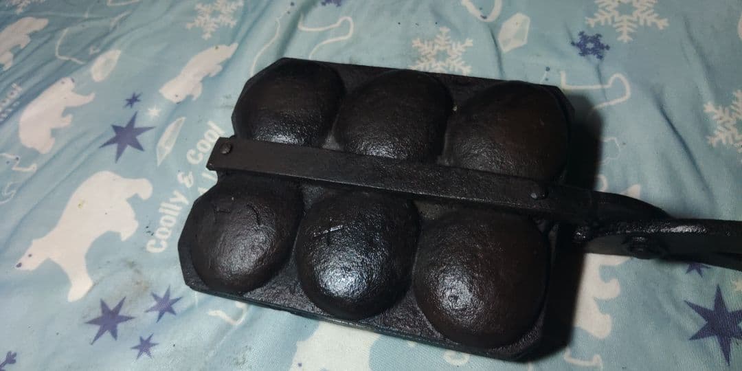 鋳物焼型栗六個取りたい焼き器