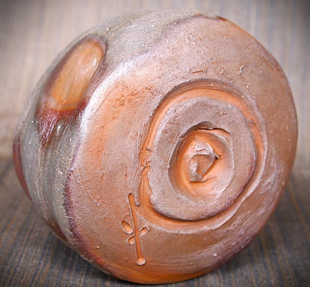 ハジミ★中村和樹★備前【窯変】茶碗A、角皿A,B、丸皿１８.５