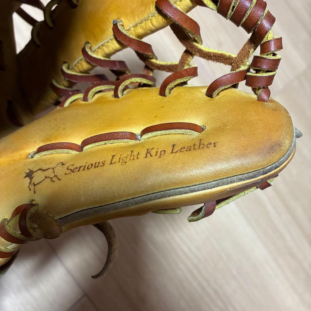 値下げ中　ミズノプロ　硬式　イエロー　左利き　左投げ　型◎ 即戦力