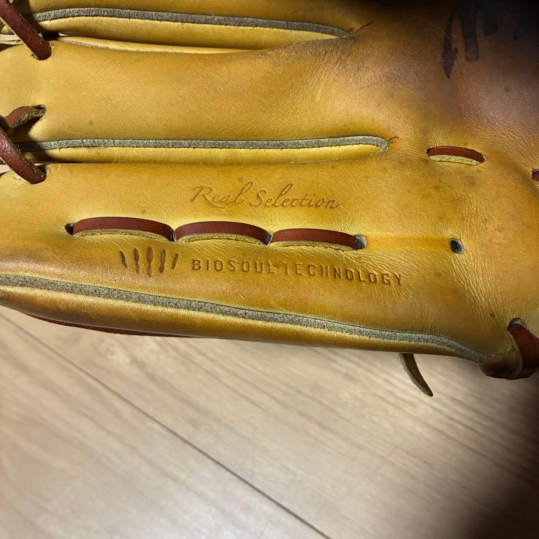 値下げ中　ミズノプロ　硬式　イエロー　左利き　左投げ　型◎ 即戦力