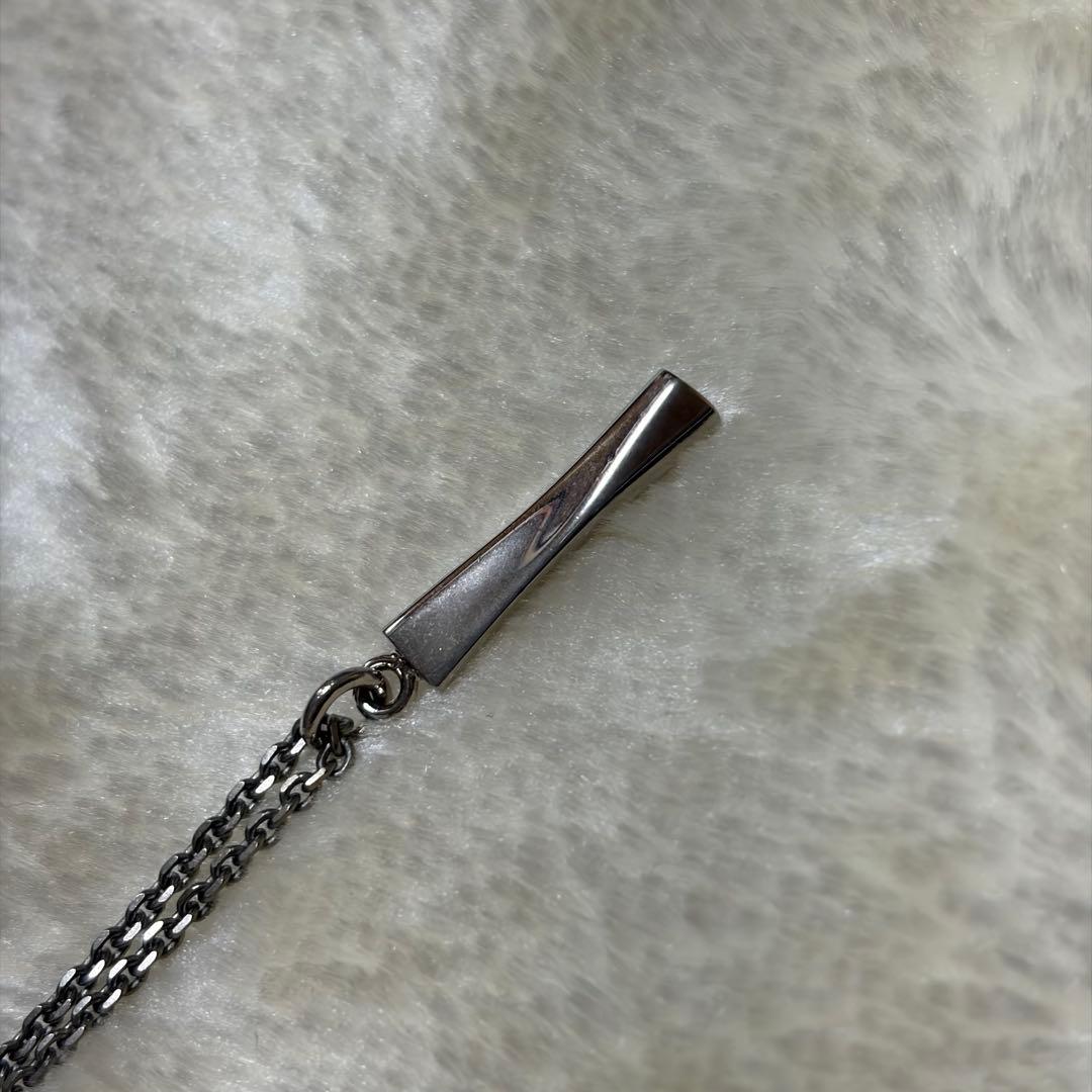 付属品完備❗️新品同様✨ポールスミス　ネックレス　黒マルチエポツイスト　刻印ロゴ