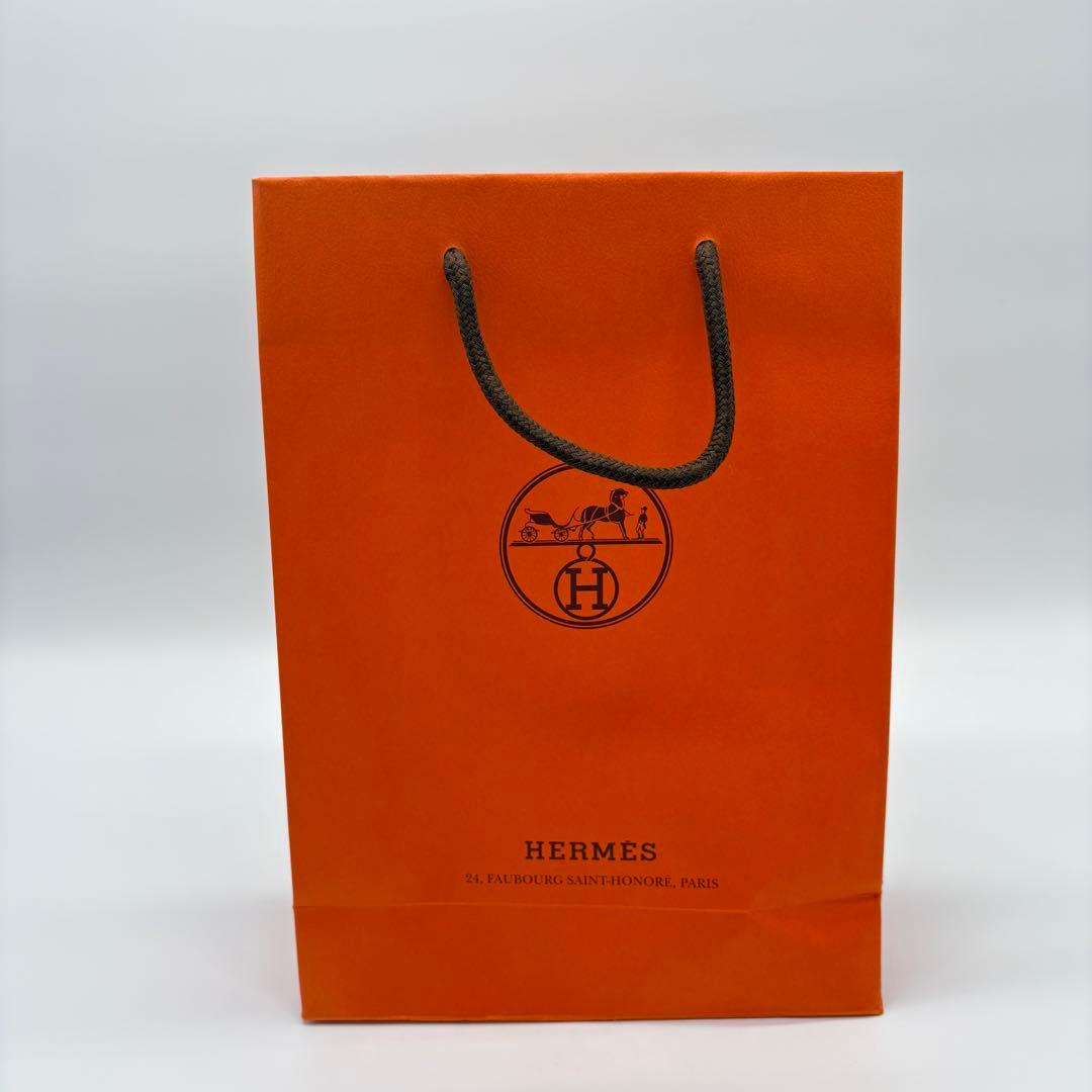 HERMES 空箱のみ ギフトBOX オレンジ 袋付き ショッパー 長方形