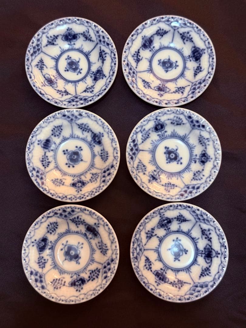 ロイヤルコペンハーゲン フルレース バタープレート 豆皿 6枚