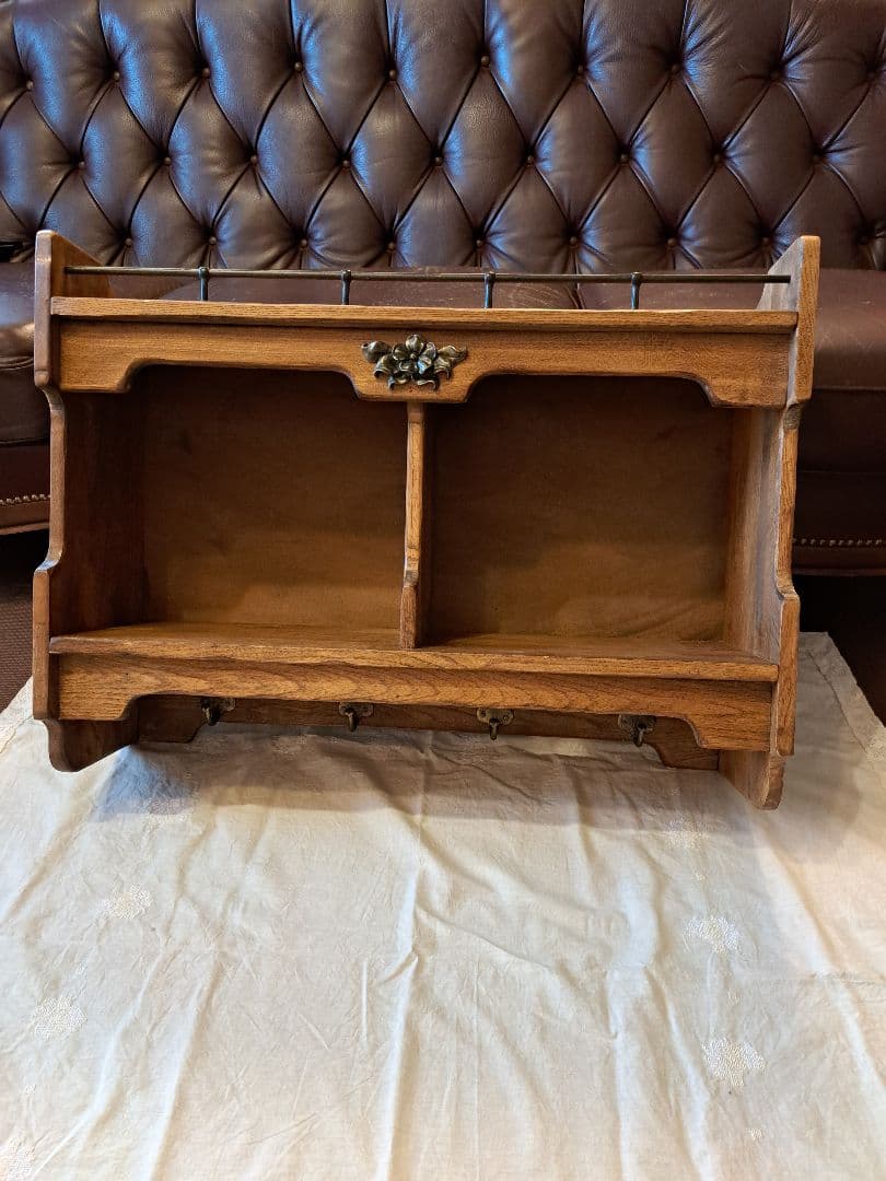 木製花の装飾 ウォールラック