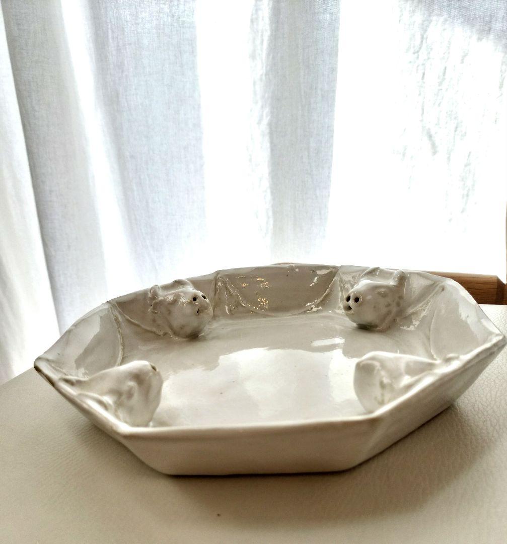 birbira ビルビラ　牛 八角形皿