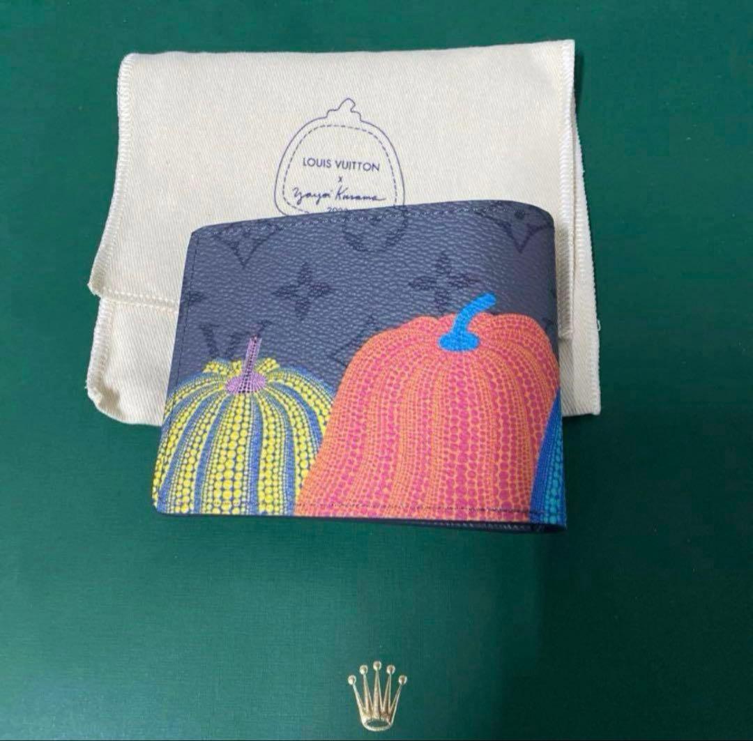 希少！草間彌生&ルイヴィトン　コラボ　財布　未使用　LV スレンダー