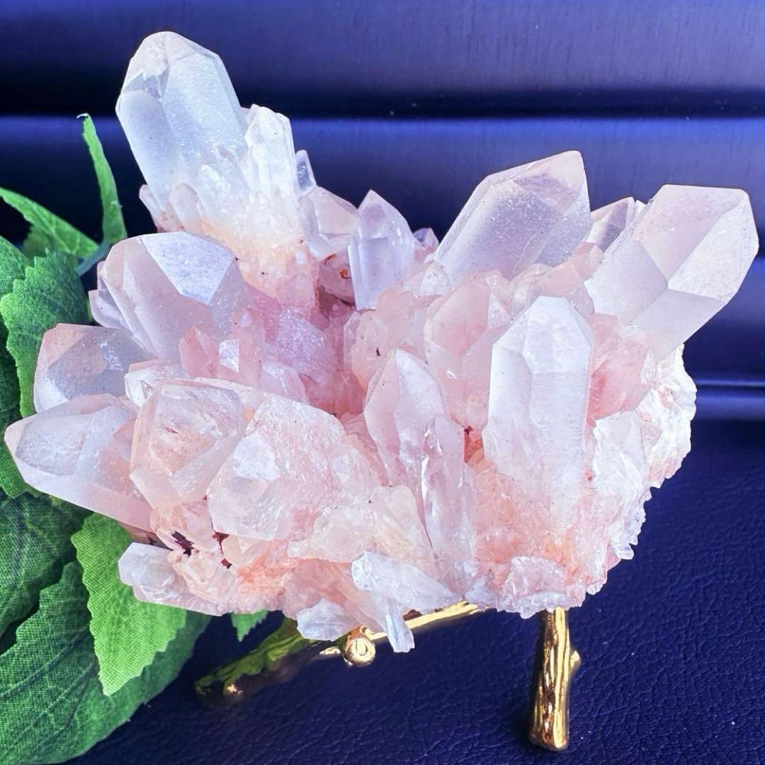 爆アレ❗️可愛いピンク♡超綺麗マダガスカル産パイナップルピンククラスターA1474