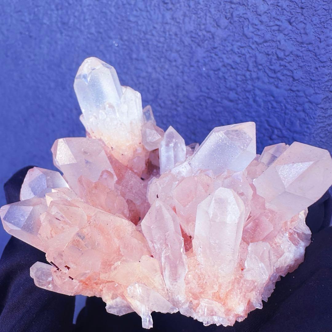 爆アレ❗️可愛いピンク♡超綺麗マダガスカル産パイナップルピンククラスターA1474