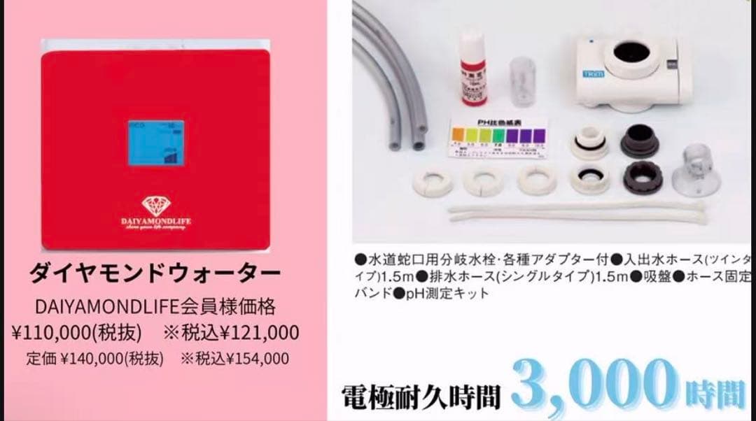 ダイヤモンドウォーター（新品未開封）