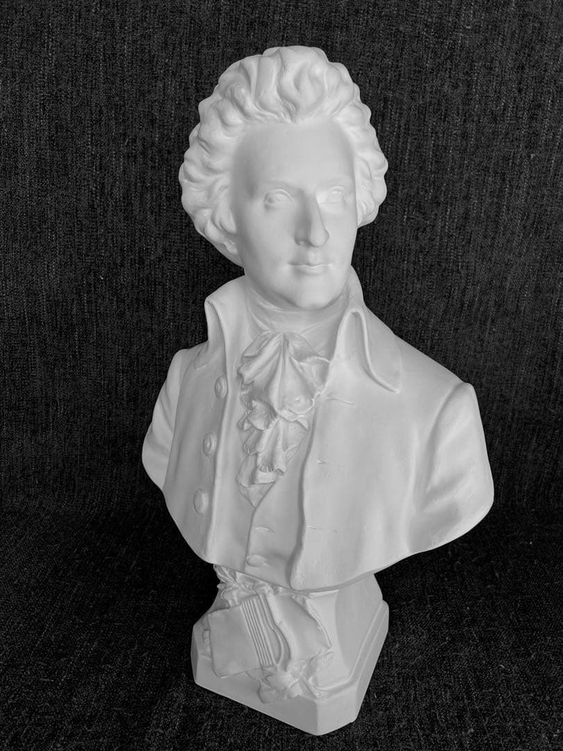 モーツァルト 石膏像 大型