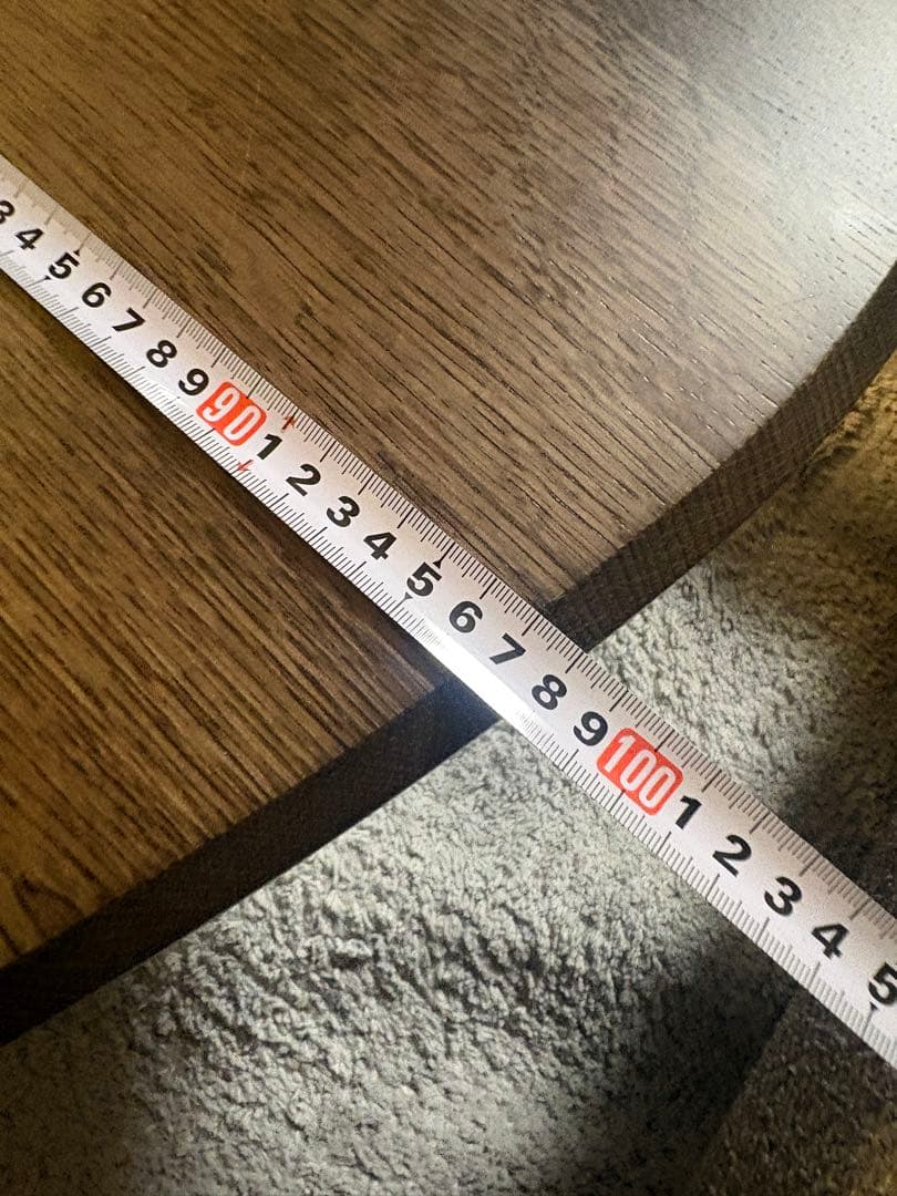 むっしゅ　カリモク　ベージュL字型ソファと同色三角テーブルセット