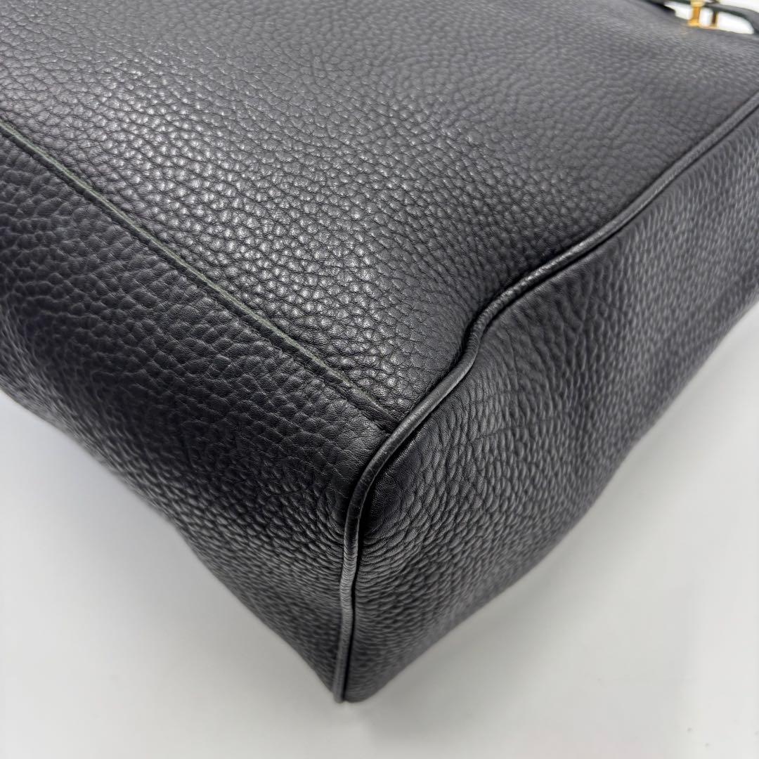 【極美品】 YOUNG&OLSEN トートバッグ ベルト ブラック 黒