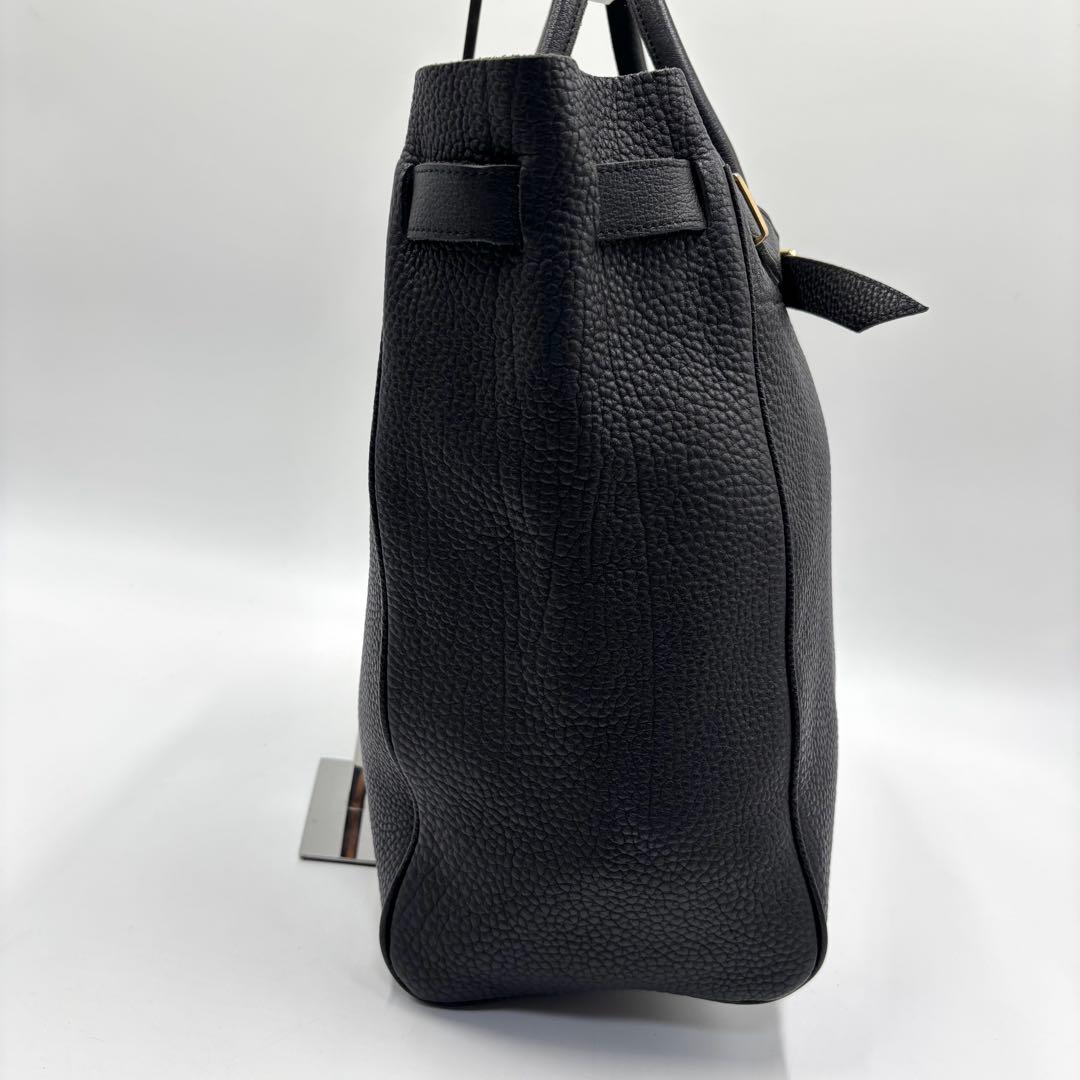 【極美品】 YOUNG&OLSEN トートバッグ ベルト ブラック 黒