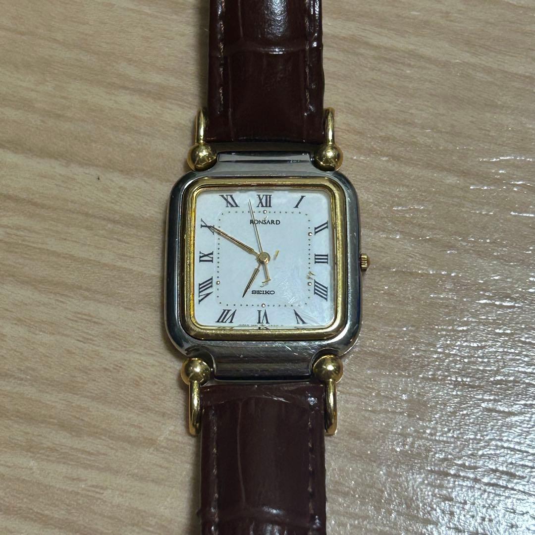 SEIKO RONSARD ロンサール 1221-5870 18金 不動品