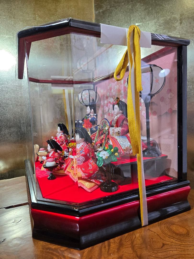 【一点限り】雛人形 ケース飾り　2段 K37