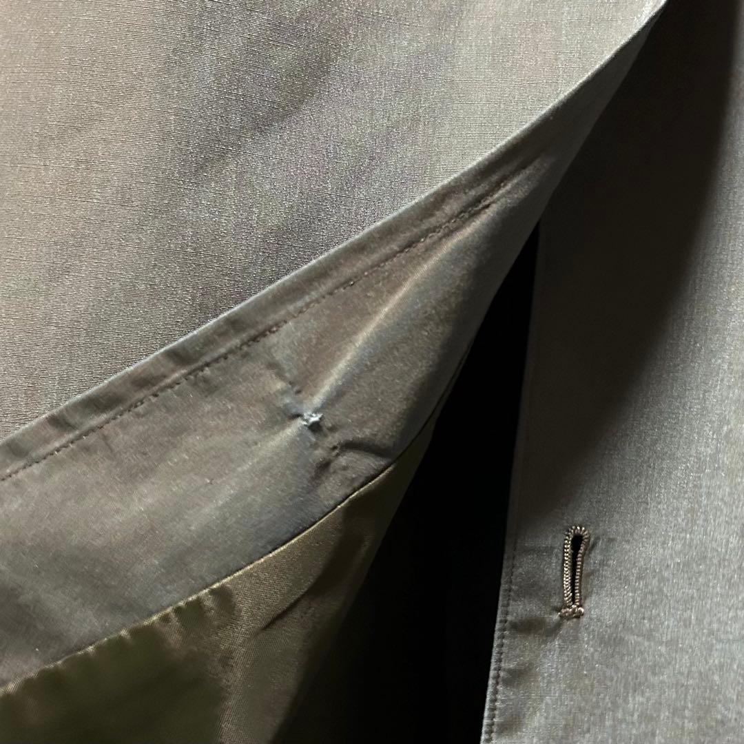 美品 Burberrys バーバリーズ ヴィンテージ バルマカーンコート 青緑